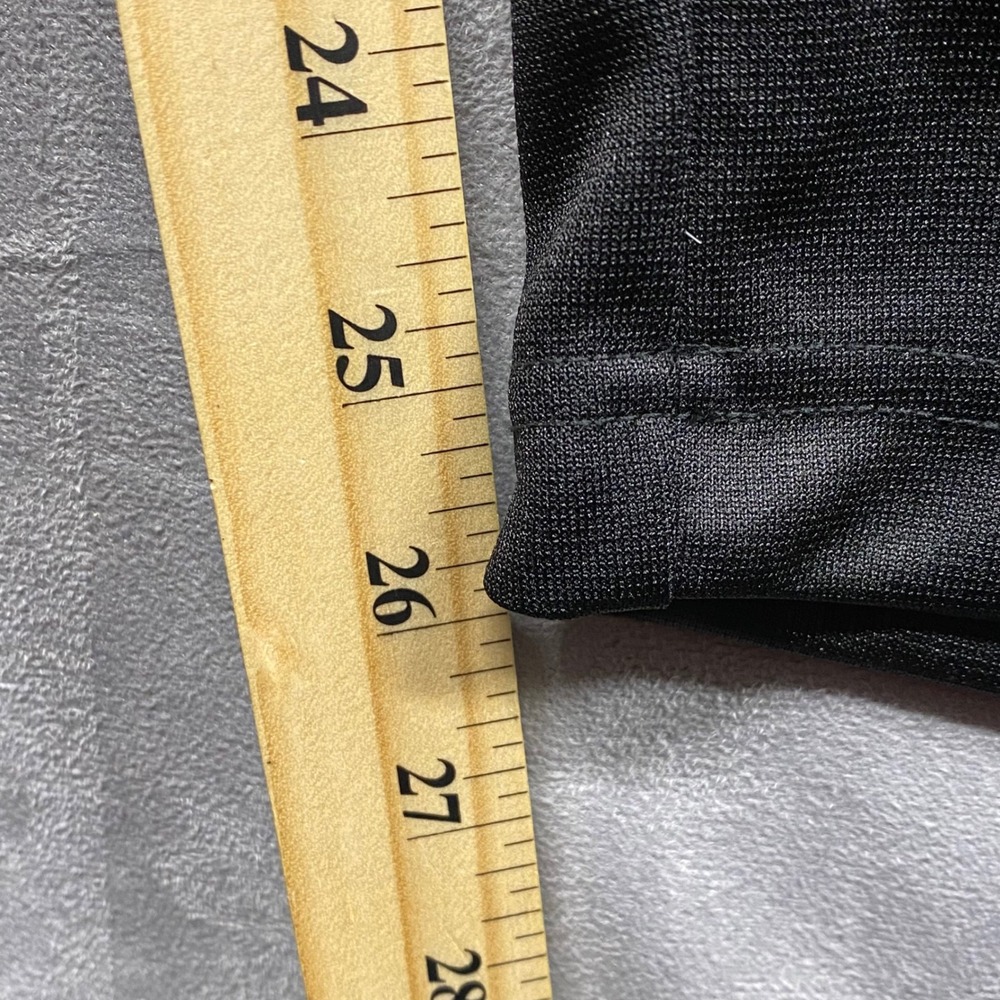 Roamans 28W Petite Black Polyester Elastic Waist Athletic Track Pants - Picture 9 of 12